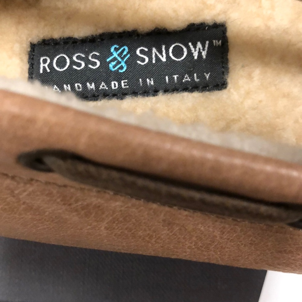 🔥🔥GENUINE SHEARLING ROSS AND SNOW Davide Italian driving shoe. - Picture 12 of 16